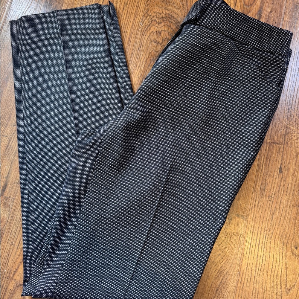 Lafayette 148 New York Black Textured Pants, Size 4 - Picture 4 of 8